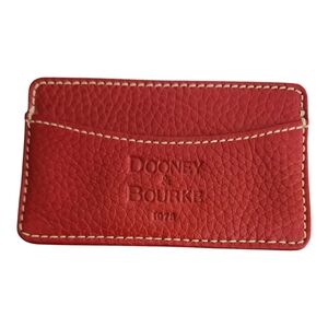 Dooney & Bourke Red Key & Card Holder